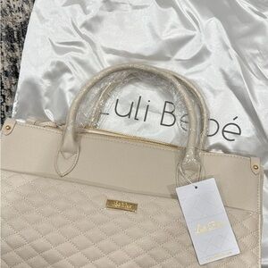 Beige Quilted Women's Bag
